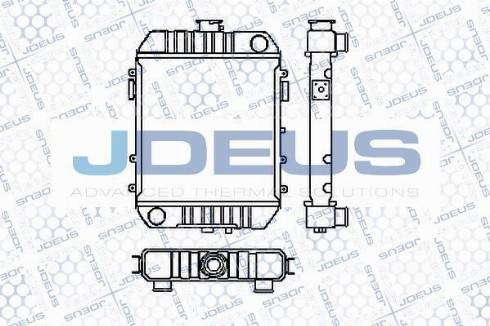 Jdeus RA0200010S - Радіатор, охолодження двигуна autocars.com.ua