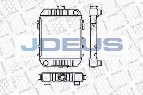 Jdeus RA0200010 - Радіатор, охолодження двигуна autocars.com.ua