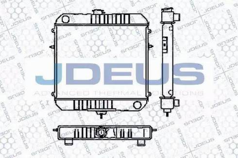 Jdeus RA0200170 - Радіатор, охолодження двигуна autocars.com.ua