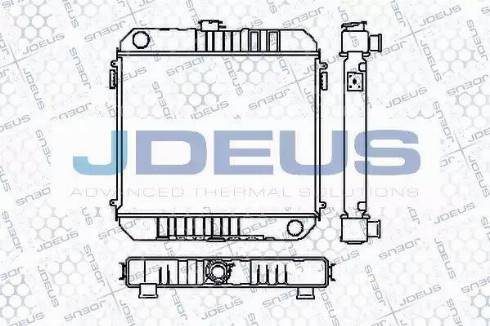 Jdeus RA0200210 - Радіатор, охолодження двигуна autocars.com.ua