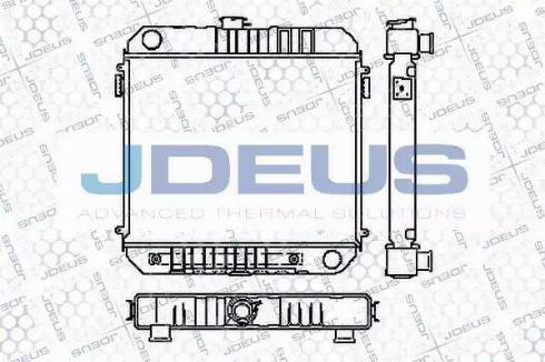 Jdeus RA0200220 - Радіатор, охолодження двигуна autocars.com.ua