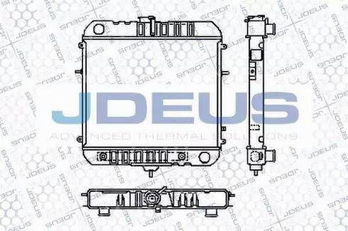 Jdeus RA0200310 - Радіатор, охолодження двигуна autocars.com.ua