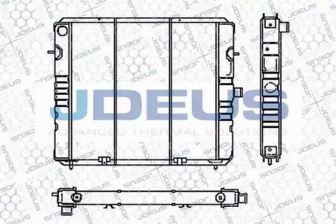 Jdeus RA0200340 - Радіатор, охолодження двигуна autocars.com.ua
