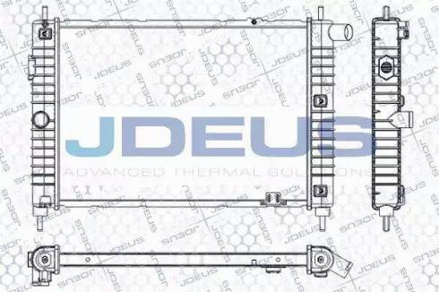 Jdeus RA0200400 - Радіатор, охолодження двигуна autocars.com.ua