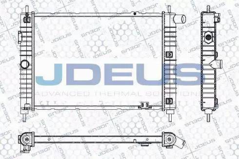 Jdeus RA0200401 - Радіатор, охолодження двигуна autocars.com.ua