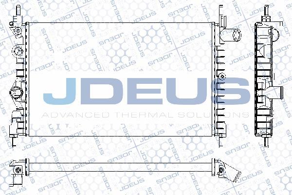 Jdeus RA0200411 - Радиатор, охлаждение двигателя autodnr.net