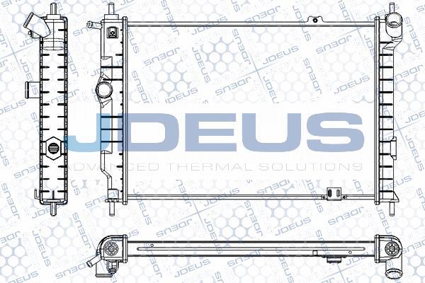 Jdeus RA0200440 - Радиатор, охлаждение двигателя autodnr.net