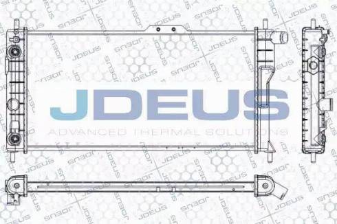 Jdeus RA0200501 - Радіатор, охолодження двигуна autocars.com.ua