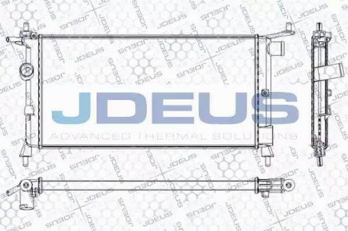 Jdeus RA0200660 - Радіатор, охолодження двигуна autocars.com.ua