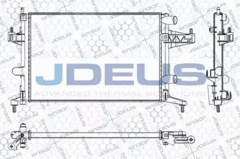 Jdeus RA0200730 - Радіатор, охолодження двигуна autocars.com.ua