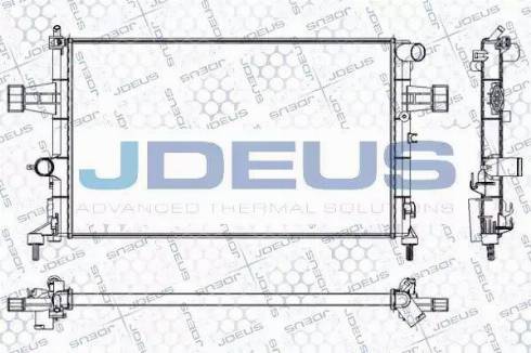 Jdeus RA0200770 - Радіатор, охолодження двигуна autocars.com.ua