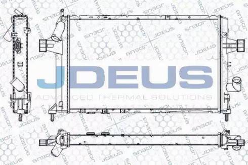 Jdeus RA0200800 - Радіатор, охолодження двигуна autocars.com.ua