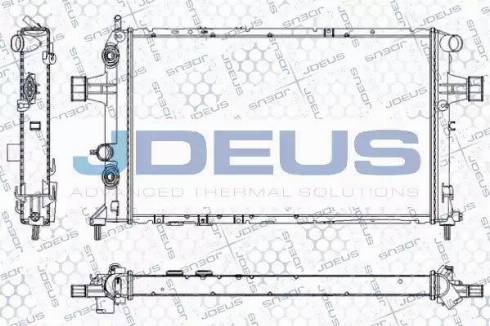 Jdeus RA0200810 - Радиатор, охлаждение двигателя autodnr.net