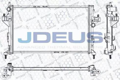 Jdeus RA0200850 - Радіатор, охолодження двигуна autocars.com.ua