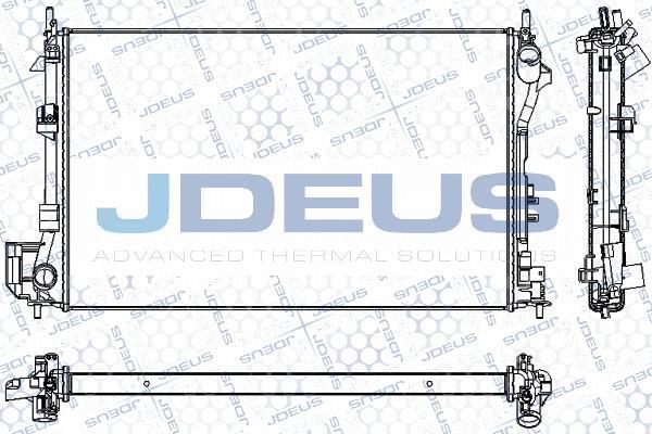 Jdeus RA0200860 - Радіатор, охолодження двигуна autocars.com.ua