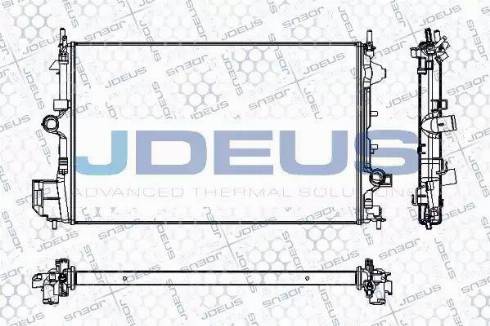 Jdeus RA0200890 - Радіатор, охолодження двигуна autocars.com.ua