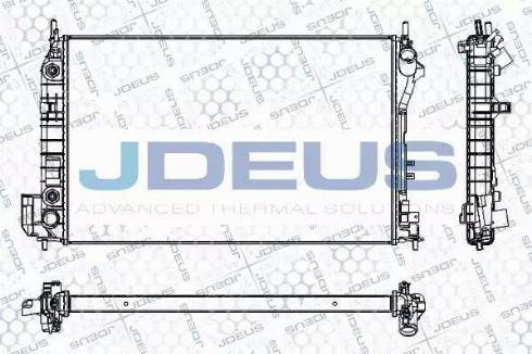 Jdeus RA0200900 - Радіатор, охолодження двигуна autocars.com.ua