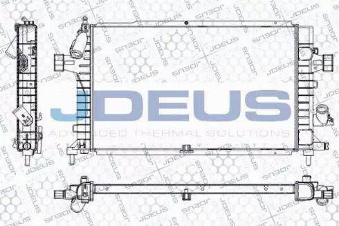 Jdeus RA0200960 - Радіатор, охолодження двигуна autocars.com.ua