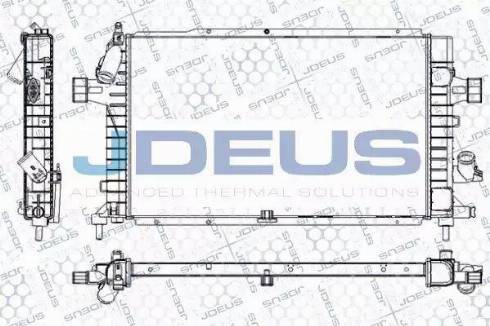 Jdeus RA0200980 - Радіатор, охолодження двигуна autocars.com.ua