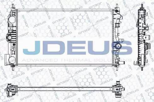 Jdeus RA0201030 - Радиатор, охлаждение двигателя autodnr.net