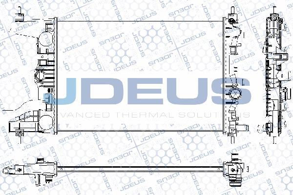 Jdeus RA0201040 - Радіатор, охолодження двигуна autocars.com.ua