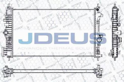 Jdeus RA0201130 - Радіатор, охолодження двигуна autocars.com.ua