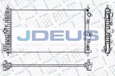 Jdeus RA0201160 - Радіатор, охолодження двигуна autocars.com.ua