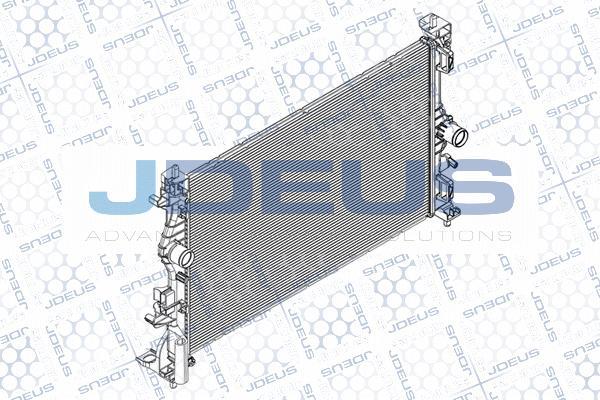 Jdeus RA0201200 - Радіатор, охолодження двигуна autocars.com.ua