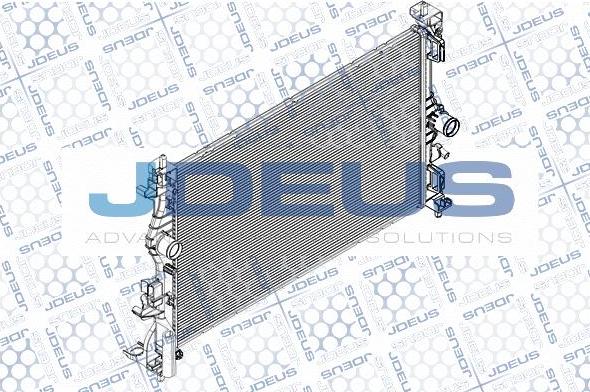 Jdeus RA0201210 - Радіатор, охолодження двигуна autocars.com.ua