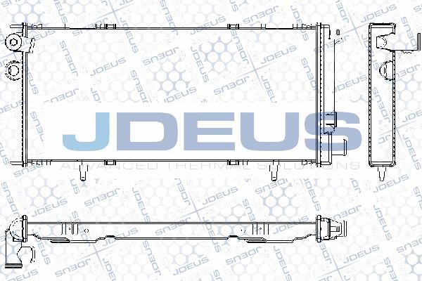 Jdeus RA0210021 - Радіатор, охолодження двигуна autocars.com.ua