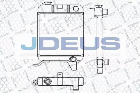 Jdeus RA0210160 - Радіатор, охолодження двигуна autocars.com.ua