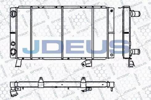 Jdeus RA0210200 - Радіатор, охолодження двигуна autocars.com.ua