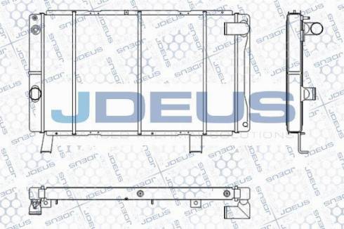 Jdeus RA0210230S - Радіатор, охолодження двигуна autocars.com.ua