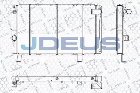 Jdeus RA0210230 - Радіатор, охолодження двигуна autocars.com.ua