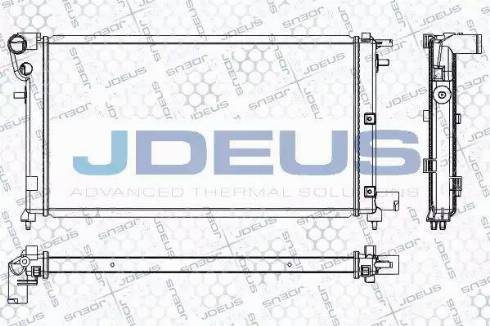 Jdeus RA0210261 - Радіатор, охолодження двигуна autocars.com.ua