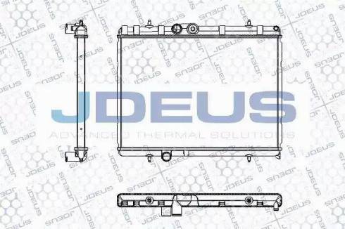 Jdeus RA0210370 - Радіатор, охолодження двигуна autocars.com.ua
