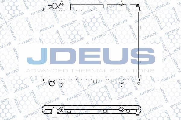 Jdeus RA0210390 - Радиатор, охлаждение двигателя autodnr.net