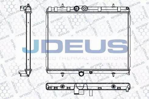 Jdeus RA0210400 - Радіатор, охолодження двигуна autocars.com.ua