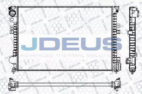 Jdeus RA0210410 - Радіатор, охолодження двигуна autocars.com.ua
