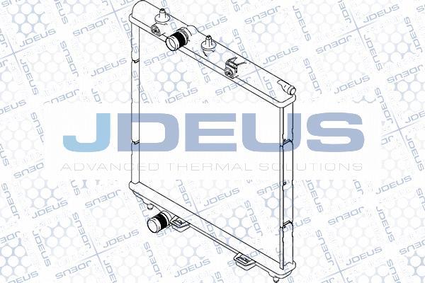 Jdeus RA0210450 - Радиатор, охлаждение двигателя autodnr.net