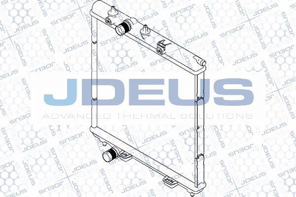 Jdeus RA0210450 - Радіатор, охолодження двигуна autocars.com.ua