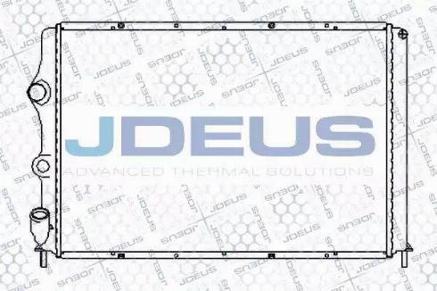 Jdeus RA0230460 - Радіатор, охолодження двигуна autocars.com.ua