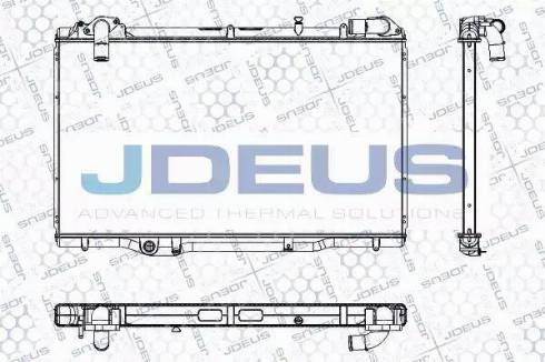 Jdeus RA0230512 - Радіатор, охолодження двигуна autocars.com.ua