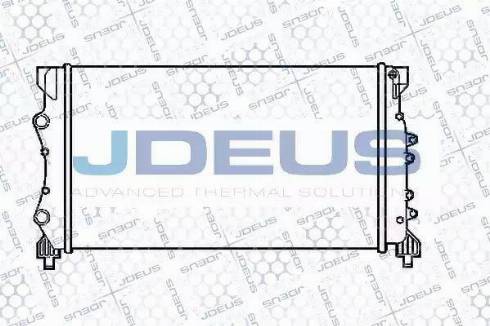 Jdeus RA0230530 - Радіатор, охолодження двигуна autocars.com.ua