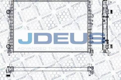 Jdeus RA0230531 - Радіатор, охолодження двигуна autocars.com.ua