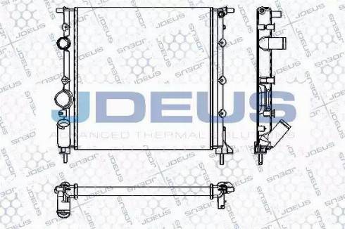 Jdeus RA0230560 - Радіатор, охолодження двигуна autocars.com.ua