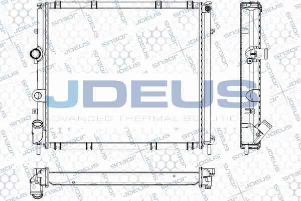 Jdeus RA0230570 - Радіатор, охолодження двигуна autocars.com.ua