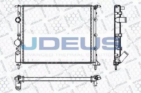 Jdeus RA0230630 - Радіатор, охолодження двигуна autocars.com.ua