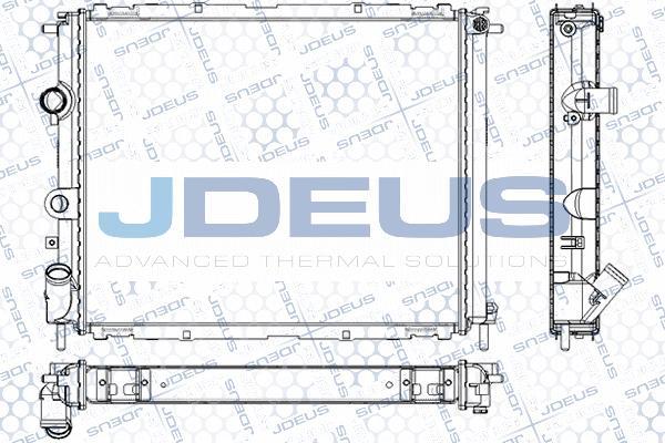 Jdeus RA0230640 - Радіатор, охолодження двигуна autocars.com.ua