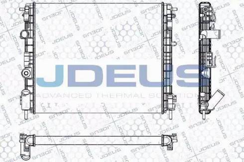 Jdeus RA0230650 - Радіатор, охолодження двигуна autocars.com.ua